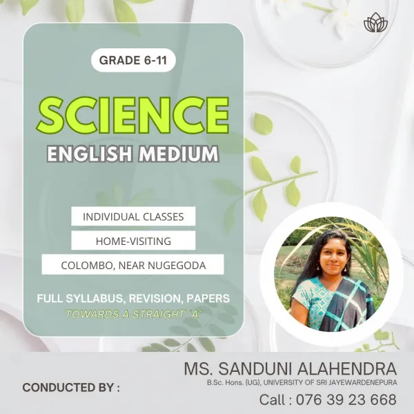 English Medium OL Science