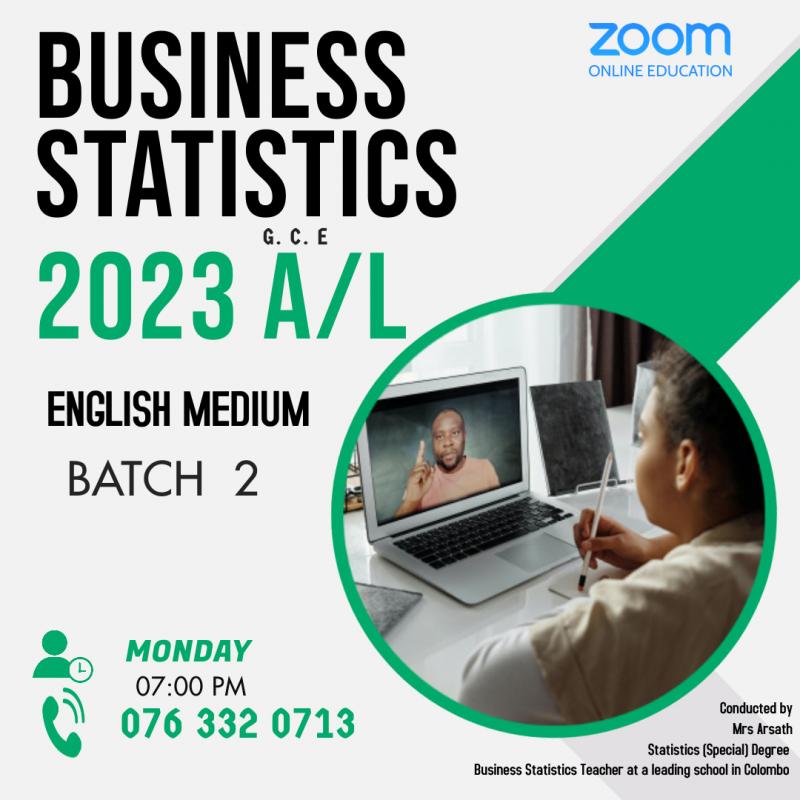 Business Statistics - Advanced Level - 2023 Theory