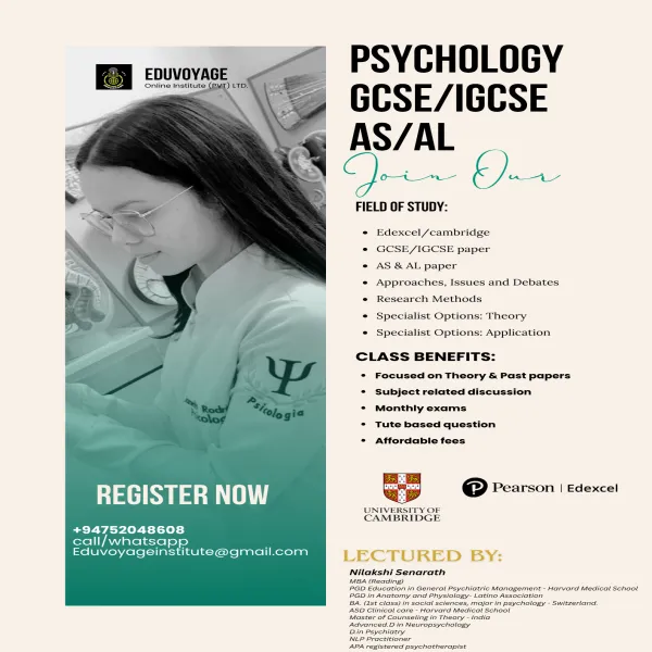 Psychology Class for London exams