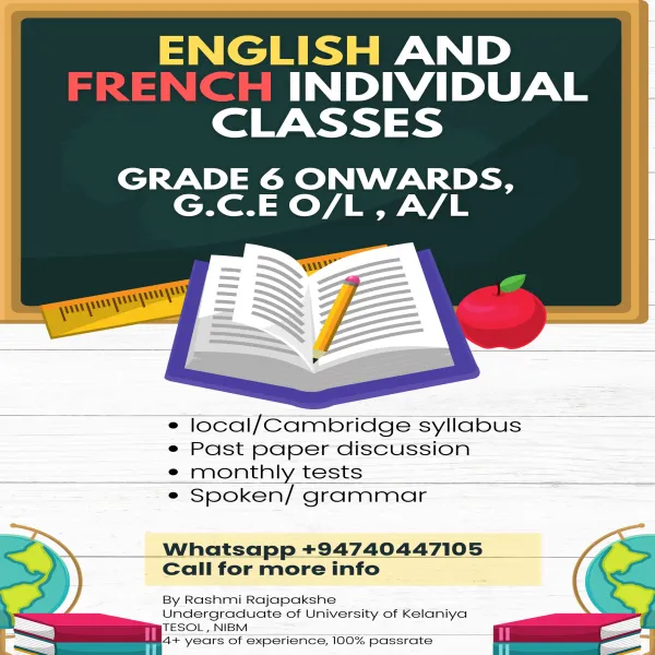 English and french languages