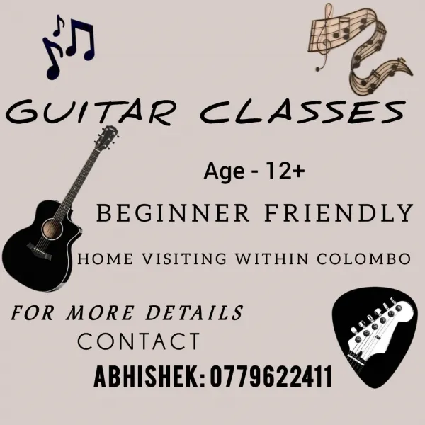 Guitar Classes (Home visit)