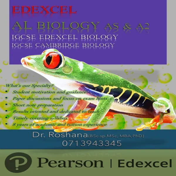 IGCSE biology edexcel / Cambridge