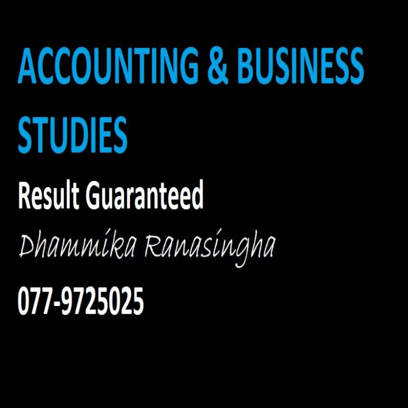 A/L Accounting & Business Studies - Theory and Revision