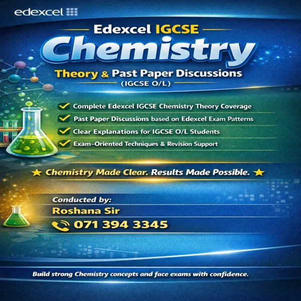 Edexcel & Cambridge IGCSE Chemistry / OL Chemistry