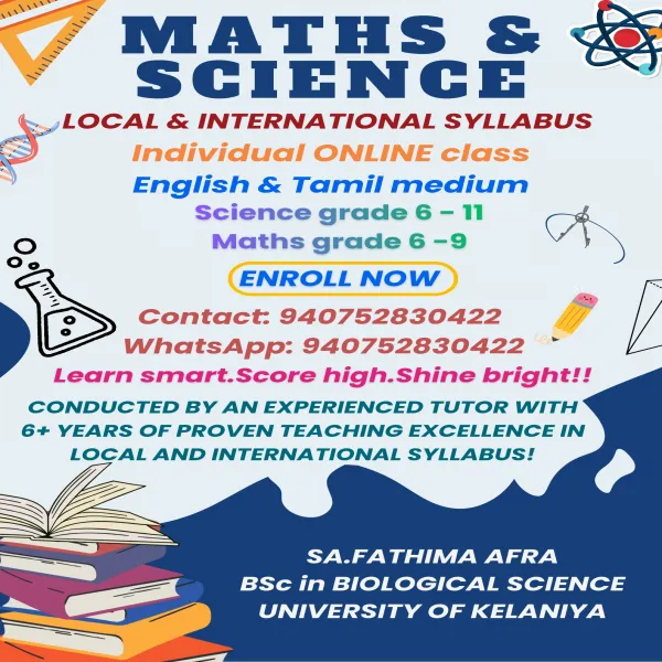 SCIENCE AND MATHS