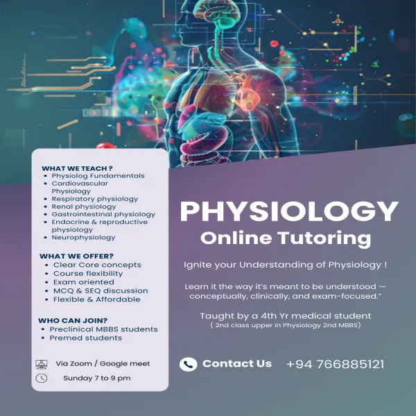Physiology Online Tutoring