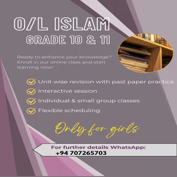 O/L Islam Class