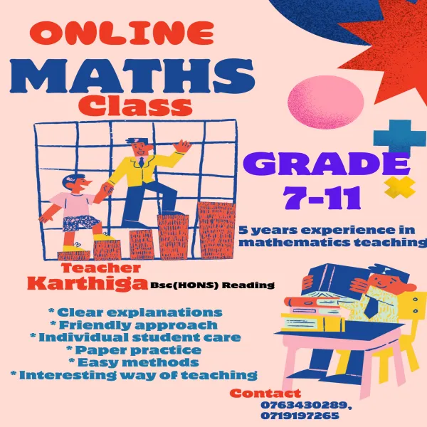 Grade 9 to 11 Online Maths classes for English Medium for G.C.E. O/L ...