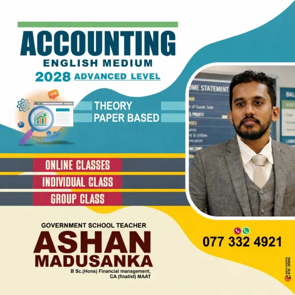 Accounting (English and Sinhala medium)