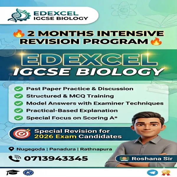 IGCSE biology edexcel / Cambridge