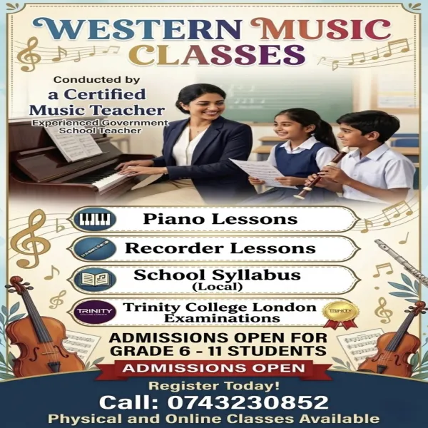 Western Music classes Grade 6-11