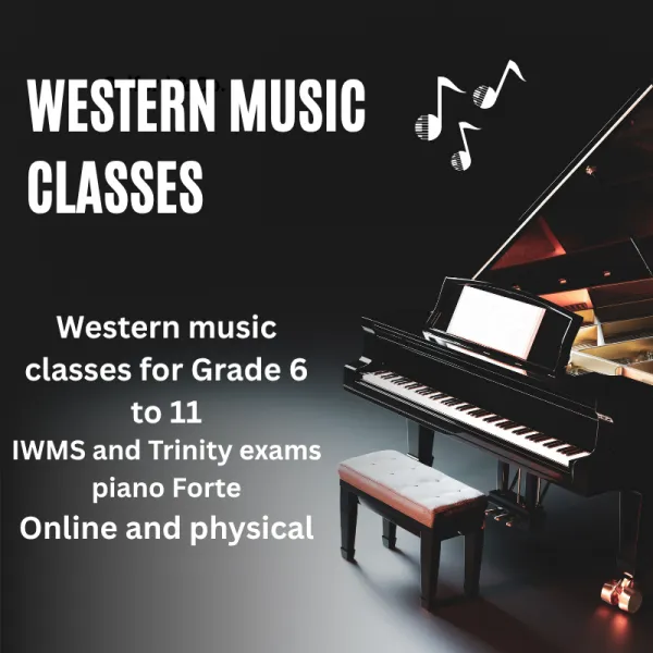 Western Music Classes for Grade 6 to 11