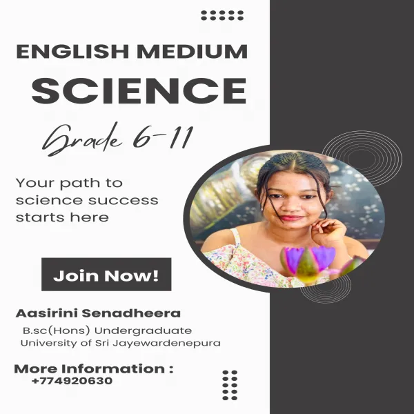 English Medium Science Classes for Grade 6-11 Online