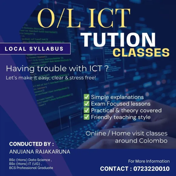 O/L ICT Classes - Learn Smart, Score High!