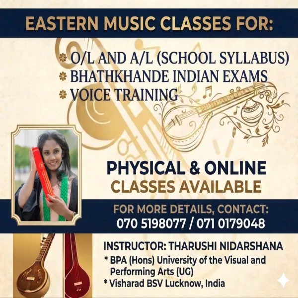 Eastern Music Classes and Voice training  (Online  and Physical )