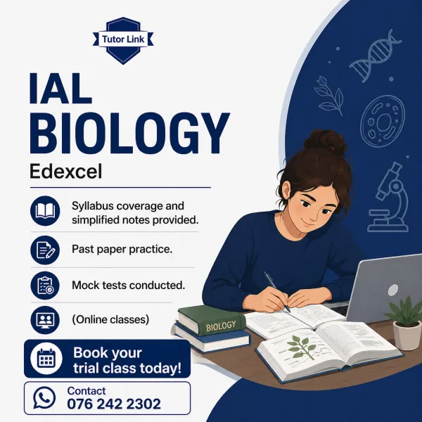 IAL BIOLOGY CLASSES