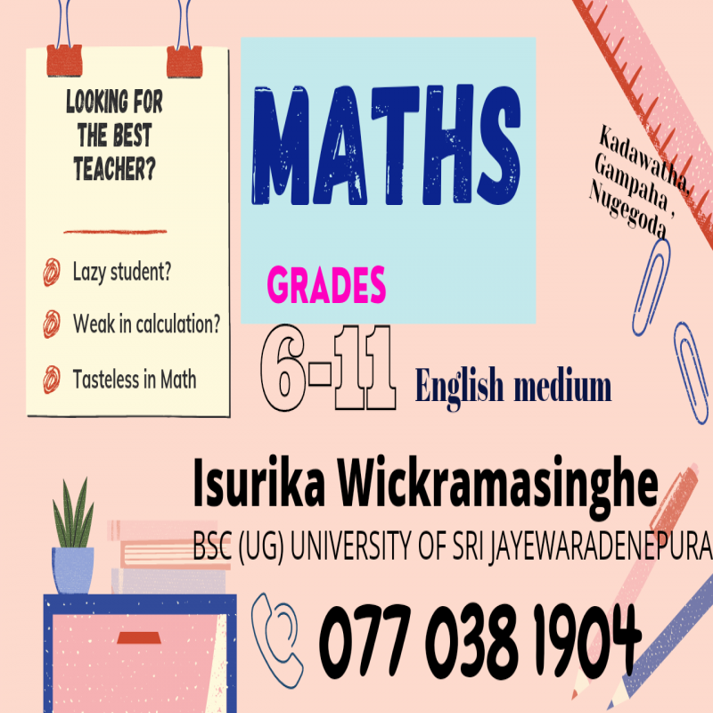 Mathematics (English /Sinhala medium )