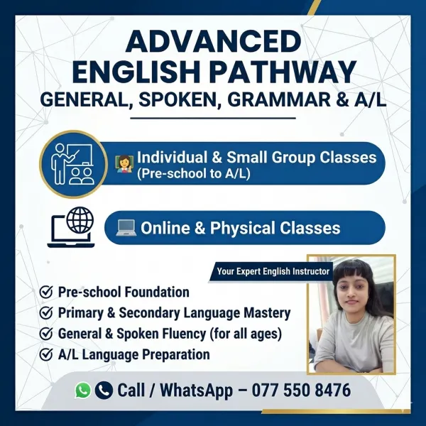 Online and Physical English Spoken and Syllabus classes for students