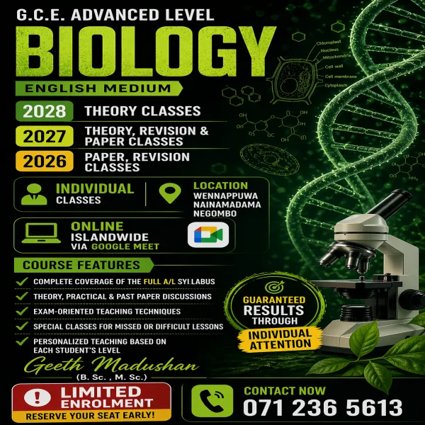Biology English Medium