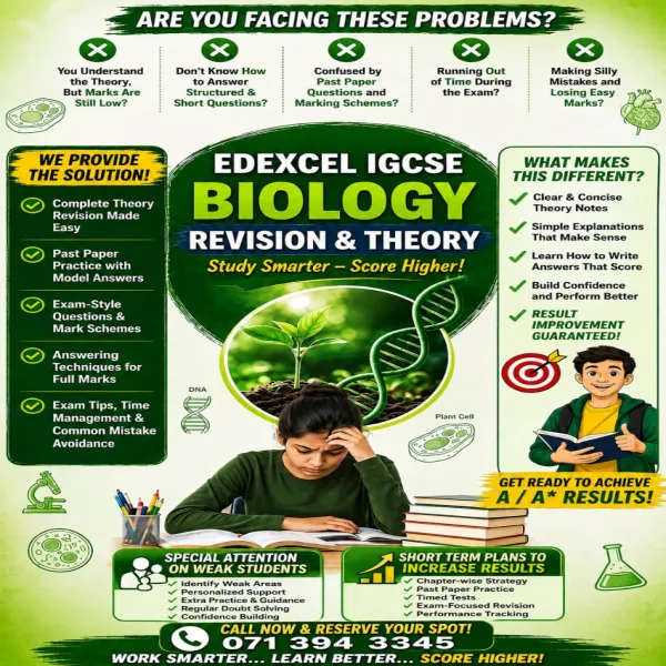 IGCSE biology edexcel / Cambridge