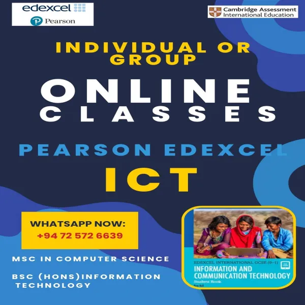 Online Edexcel & Cambridge ICT / IT / Computer Science Class