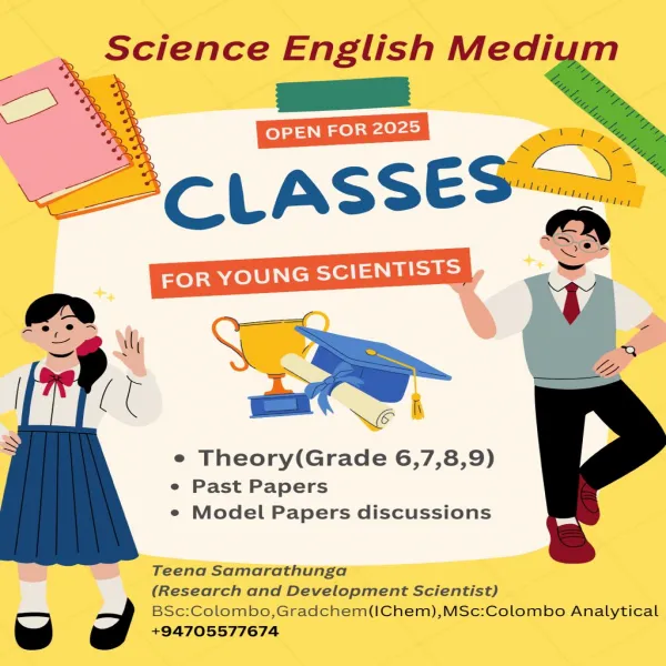 Grade 6, 7, 8 Science Classes