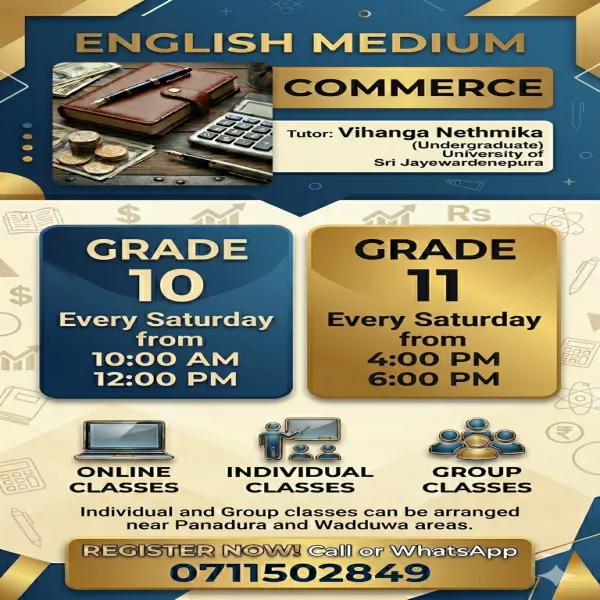 English Medium Commerce