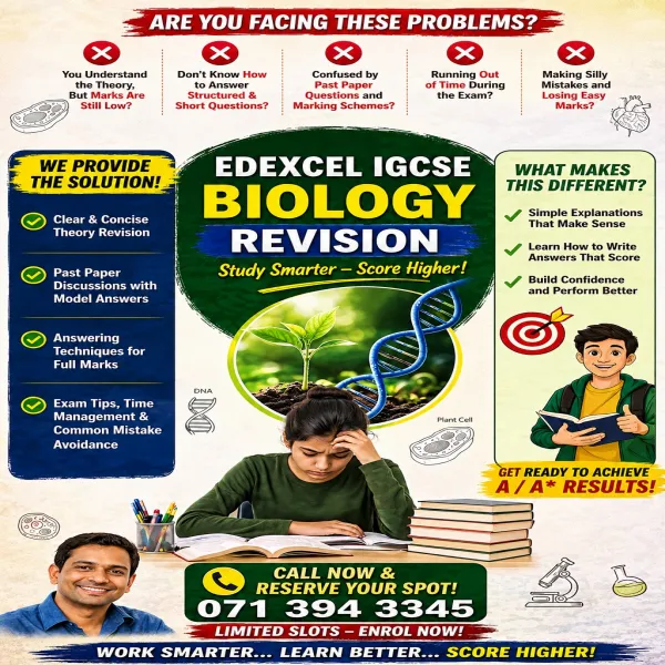 Biology IGCSE: (Paper and Theory)