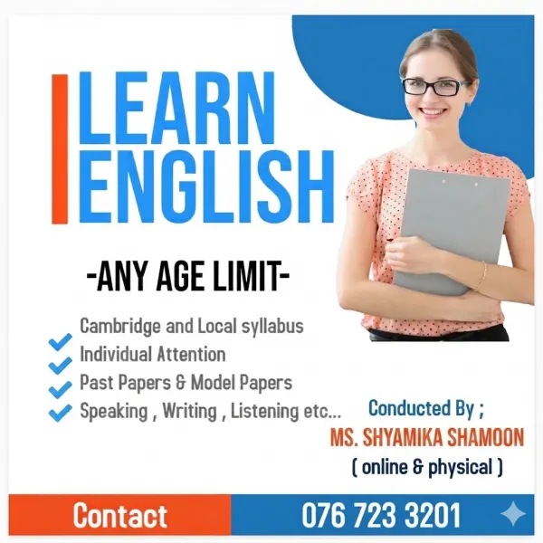 English Classes (Any Age)