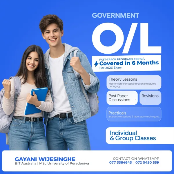 Fast track Local O/L 2026 Syllabus and past paper