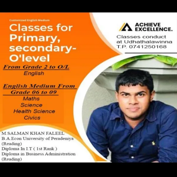 Achieve Excellence Institute English medium Class