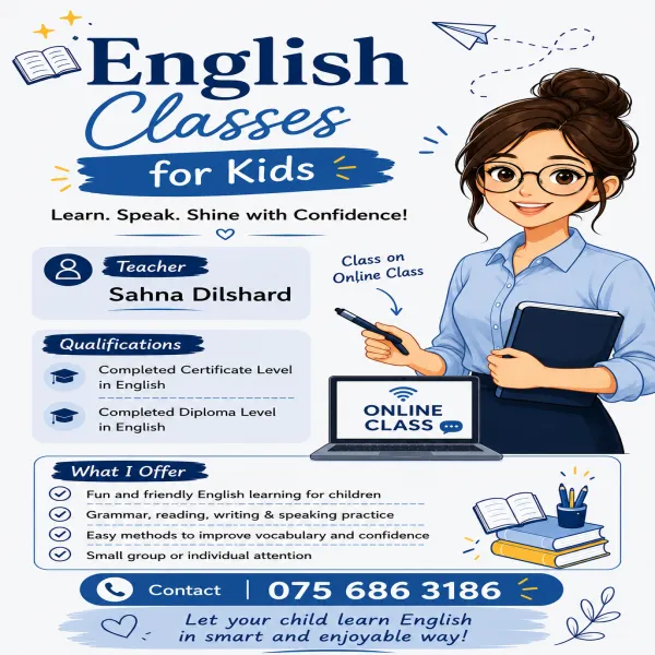 English Classes For Kids