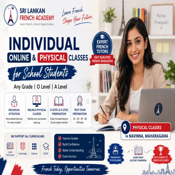 Individual Online French Classes for School Students