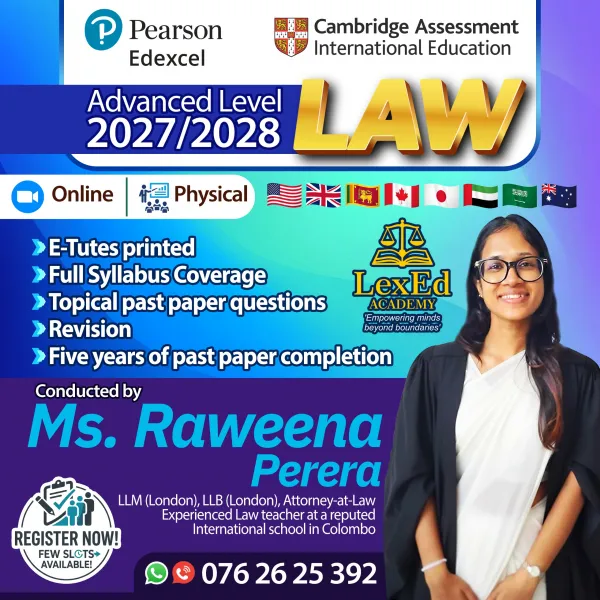 Edexcel/Cambridge AS/A2 Level Law
