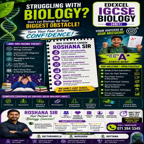 IGCSE Biology / Edexcel and Cambridge