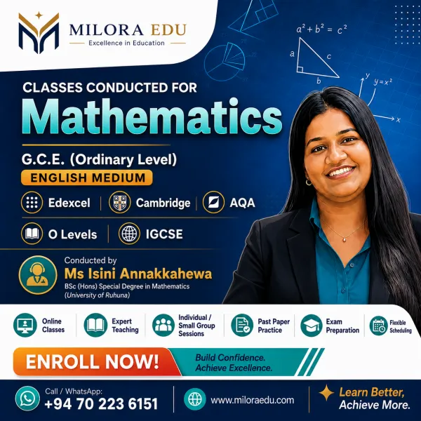 Online Mathematics Classes – Edexcel,  Cambridge & AQA & GCE