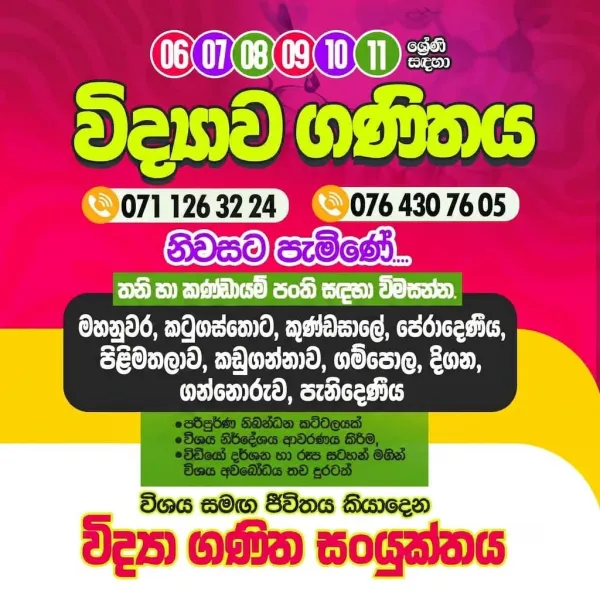 තනි හා කණ්ඩායම් පන්ති