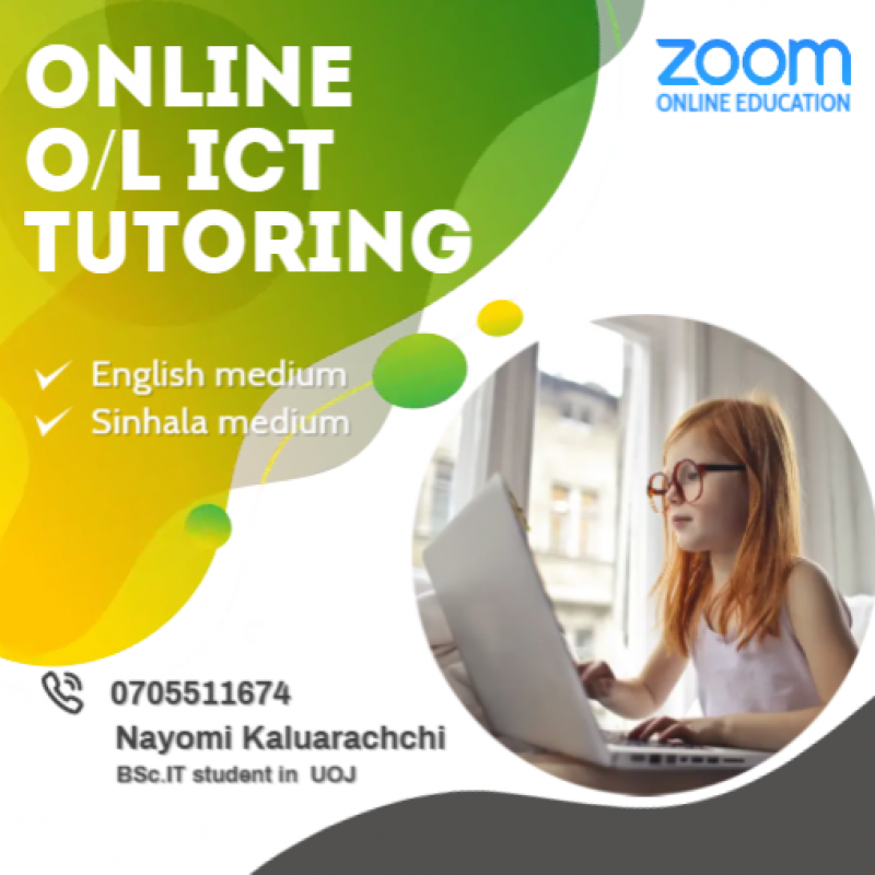 ONLINE ICT CLASSES (SINHALA/ENGLISH MEDIUM)