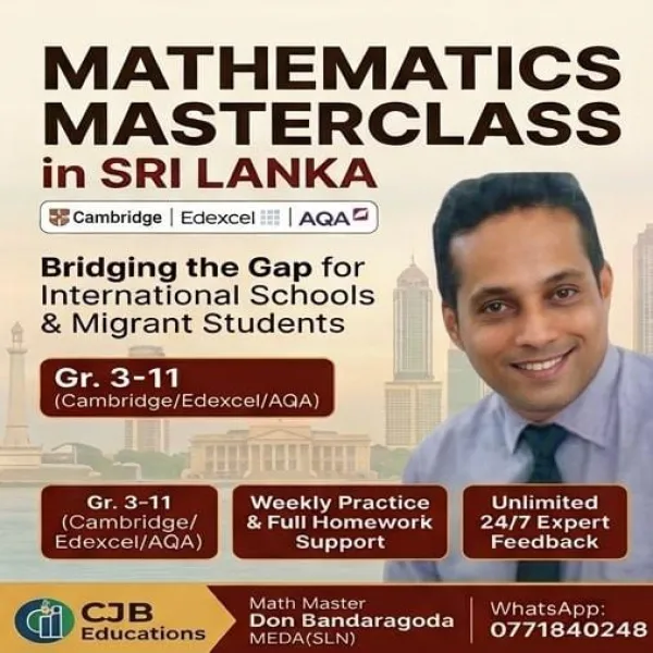 English Medium Mathematics For Cambridge / Edexcel / AQA