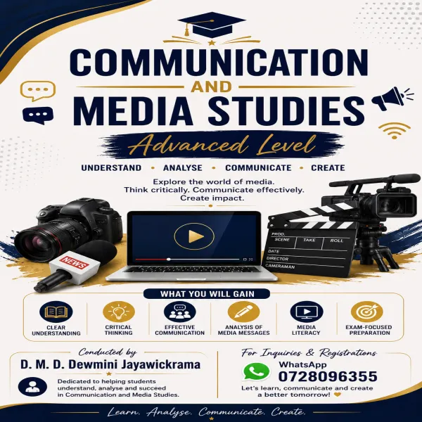 Communication and media studies english medium