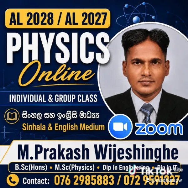 A L physics tuition classes.