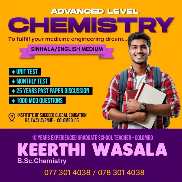 Advanced Level chemistry classes