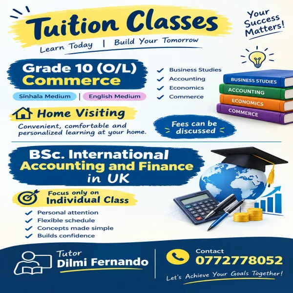 Master Commerce with Confidence! Grade 10 O/L | Sinhala & En