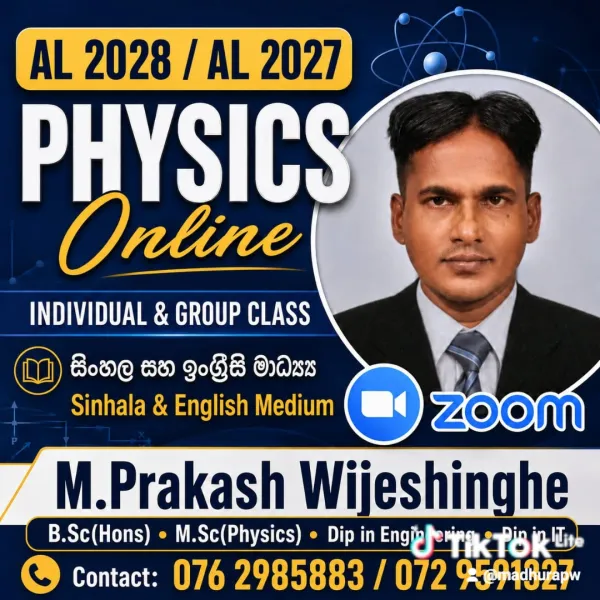 A L physics tuition classes.