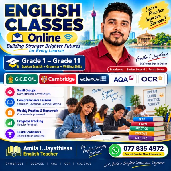 Grade 1 - 11 English - Local Syllabus | Edexcel | Cambridge