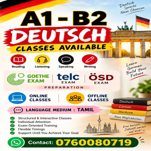 German Language Classes Available