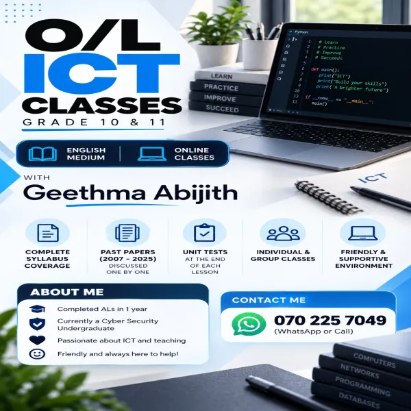 O/L ICT CLASSES ONLINE