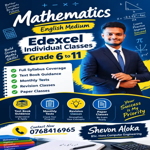 Mathematics English medium and Edxcel
