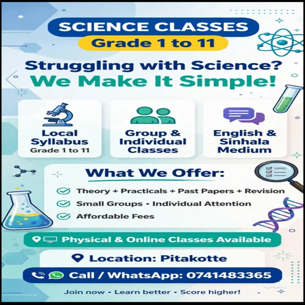 Science Maths English Medium Classes