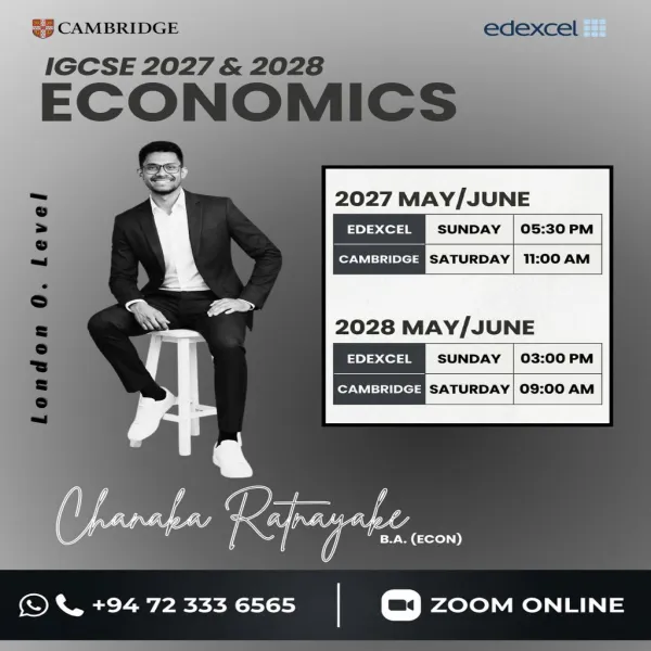 IGCSE ECONOMICS (Cambridge & Edexcel)